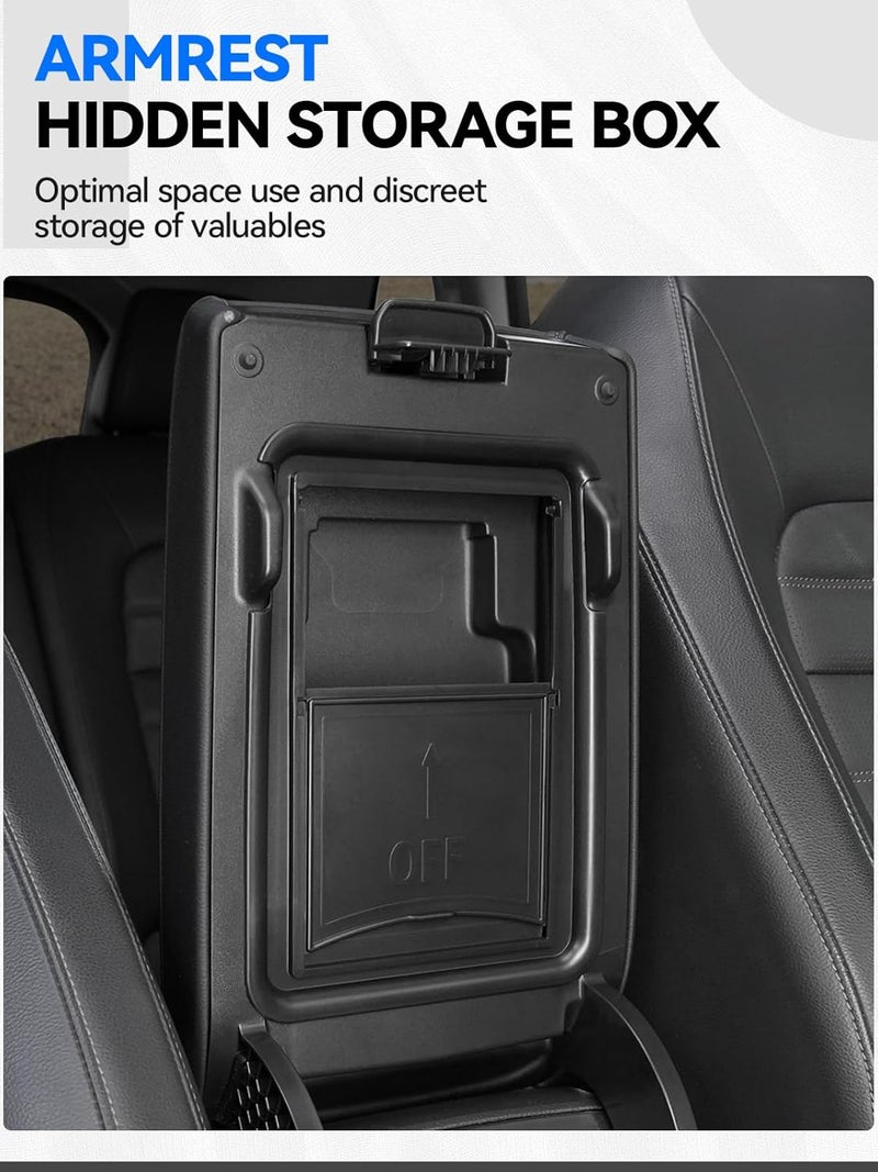 ELECFRESH 5PCS Center Console Organizer Tray for 2026 2025 2024 2023 Honda CRV Accessories, Armrest Storage Box and Drawer, Armrest Hidden Storage Box, Dashboard Organizer Tray and Cup Holder for Honda CRV - Image 5